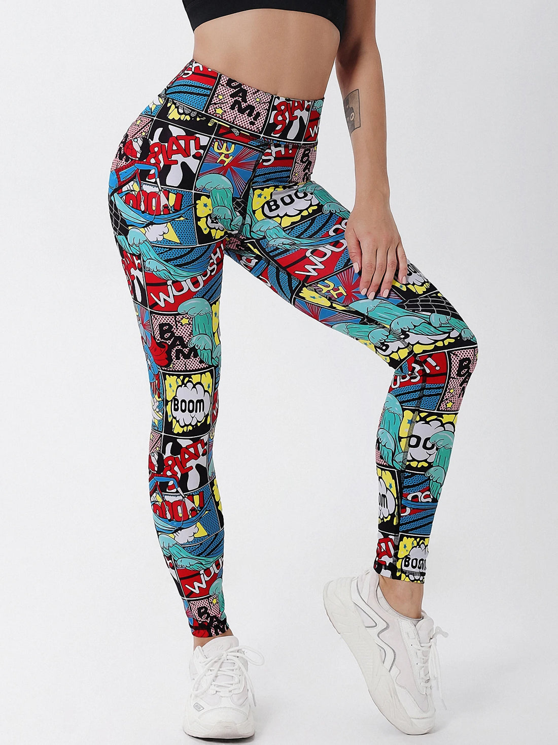 Ravion Power Leggings Comic Pop Energy